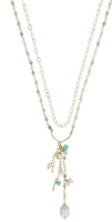 Collana Ishwara Donna in Argento Acquamarina GCFF2/AQ - GCFF2/AQ